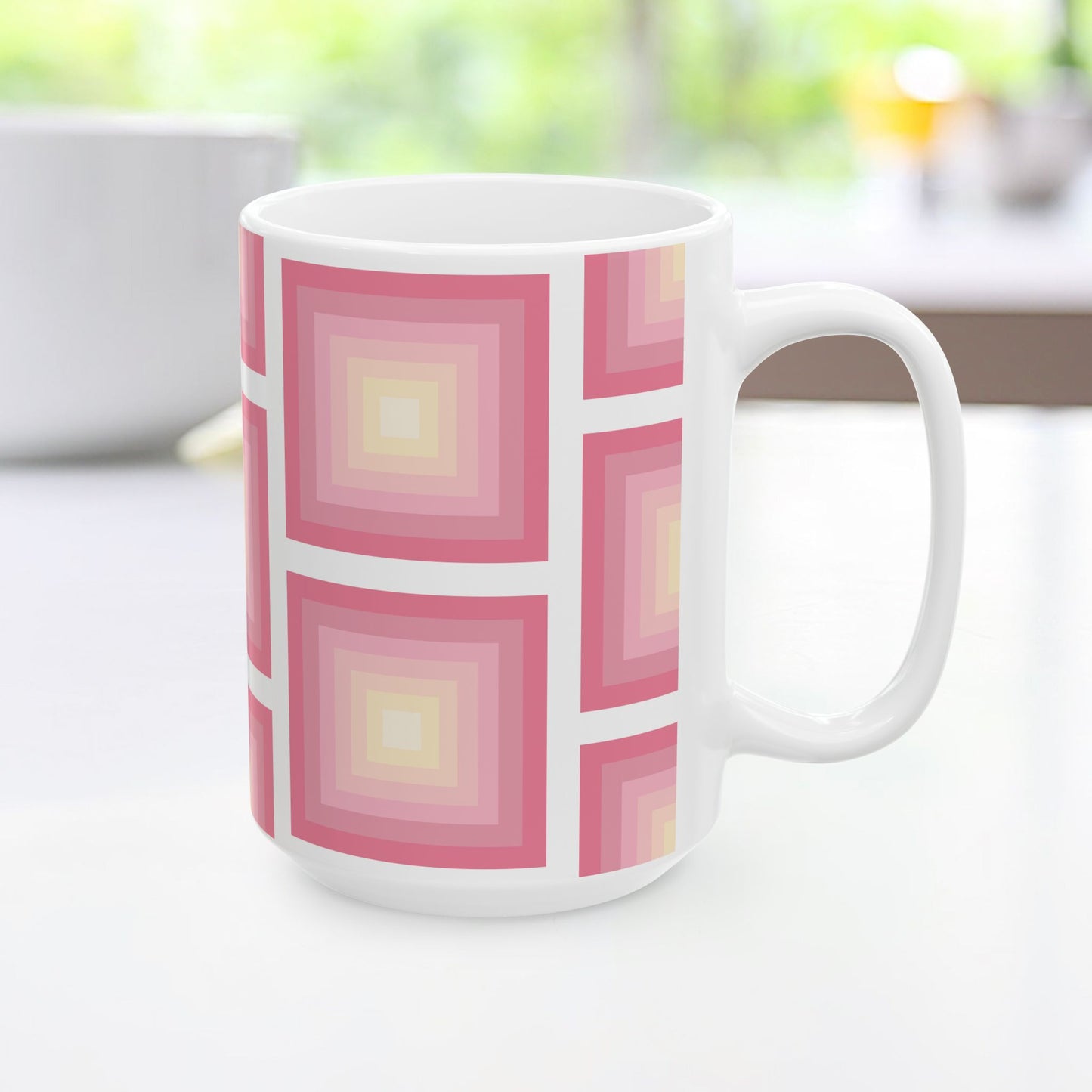 Geo Art Mug – Bold Color, Daily Joy