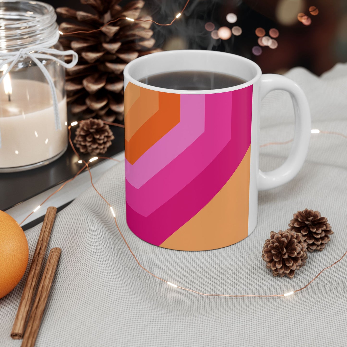 Geo Art Mug – Bold Color, Daily Joy