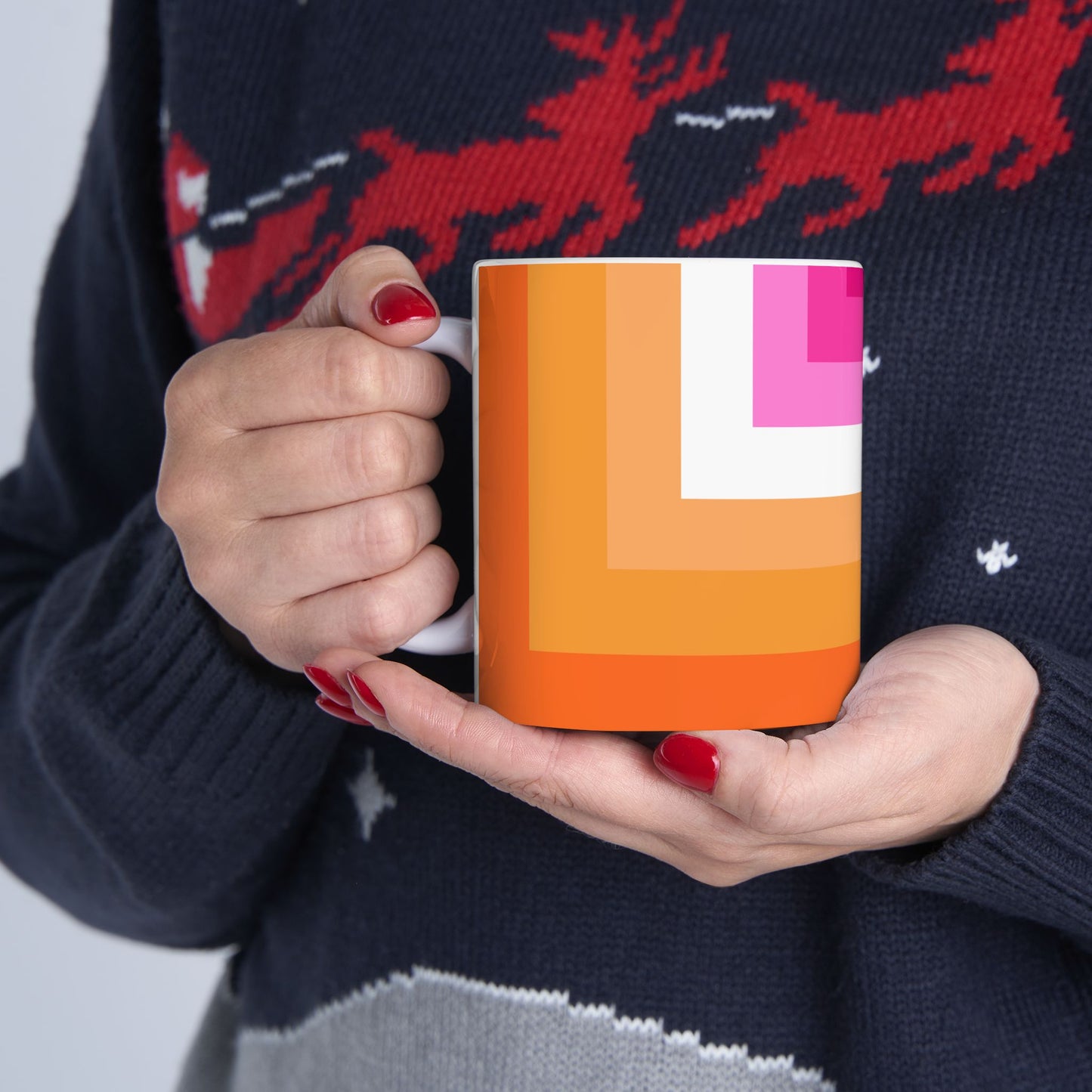 Geo Art Mug – Bold Color, Daily Joy