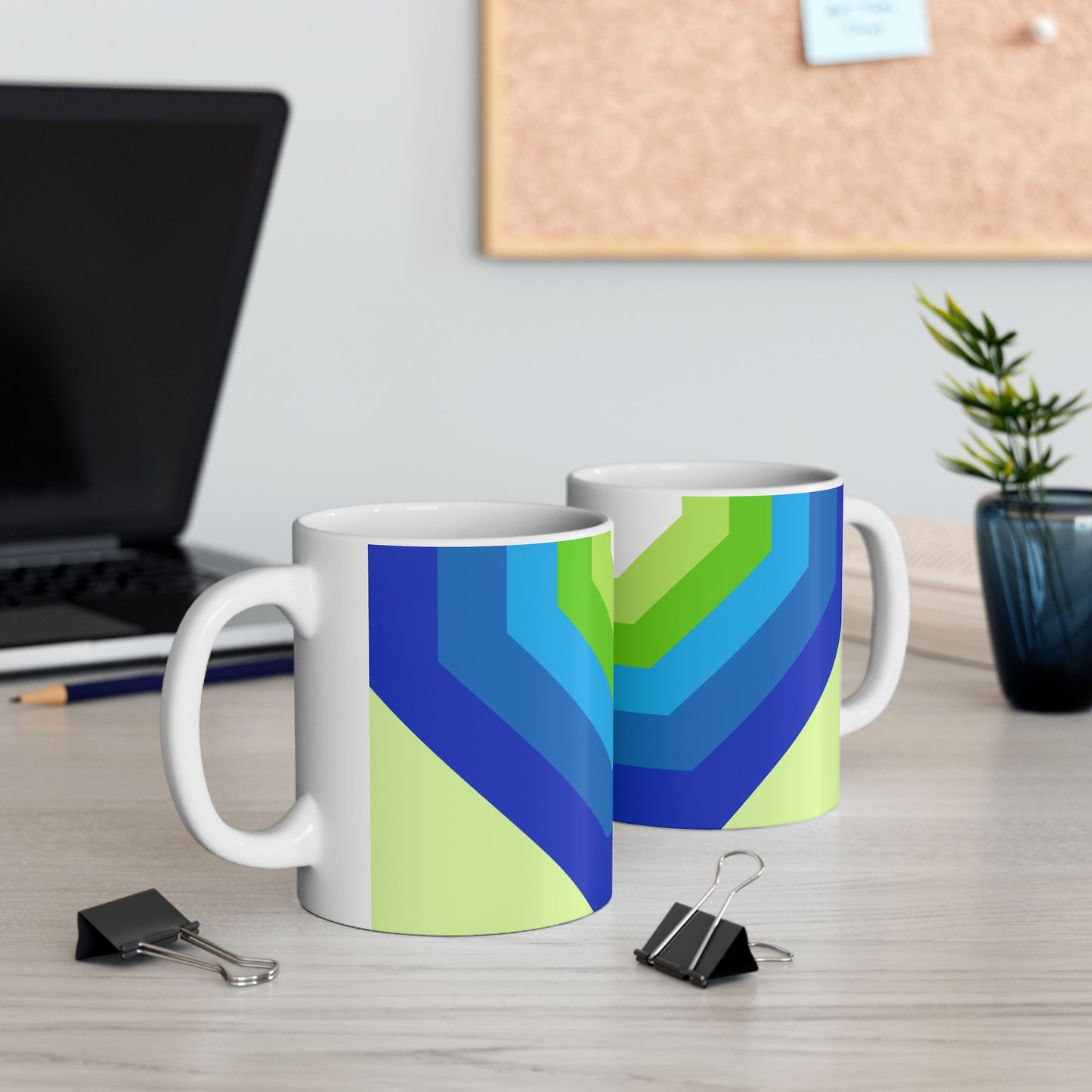Geo Art Mug – Bold Color, Daily Joy