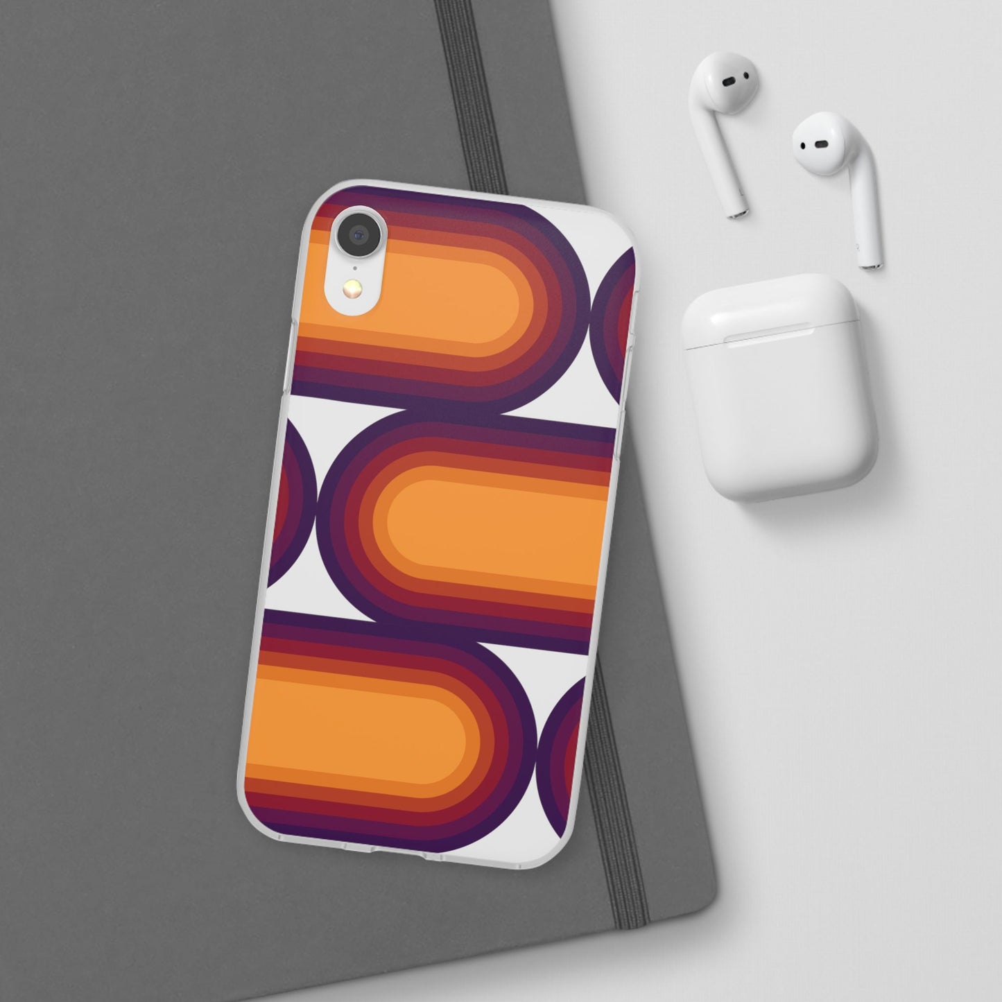 Stylish Geometric Phone Case, Flexible Phone Cover, Unique Modern Design, Perfect Gift, Trendy Accessory, Eco-Friendly Case