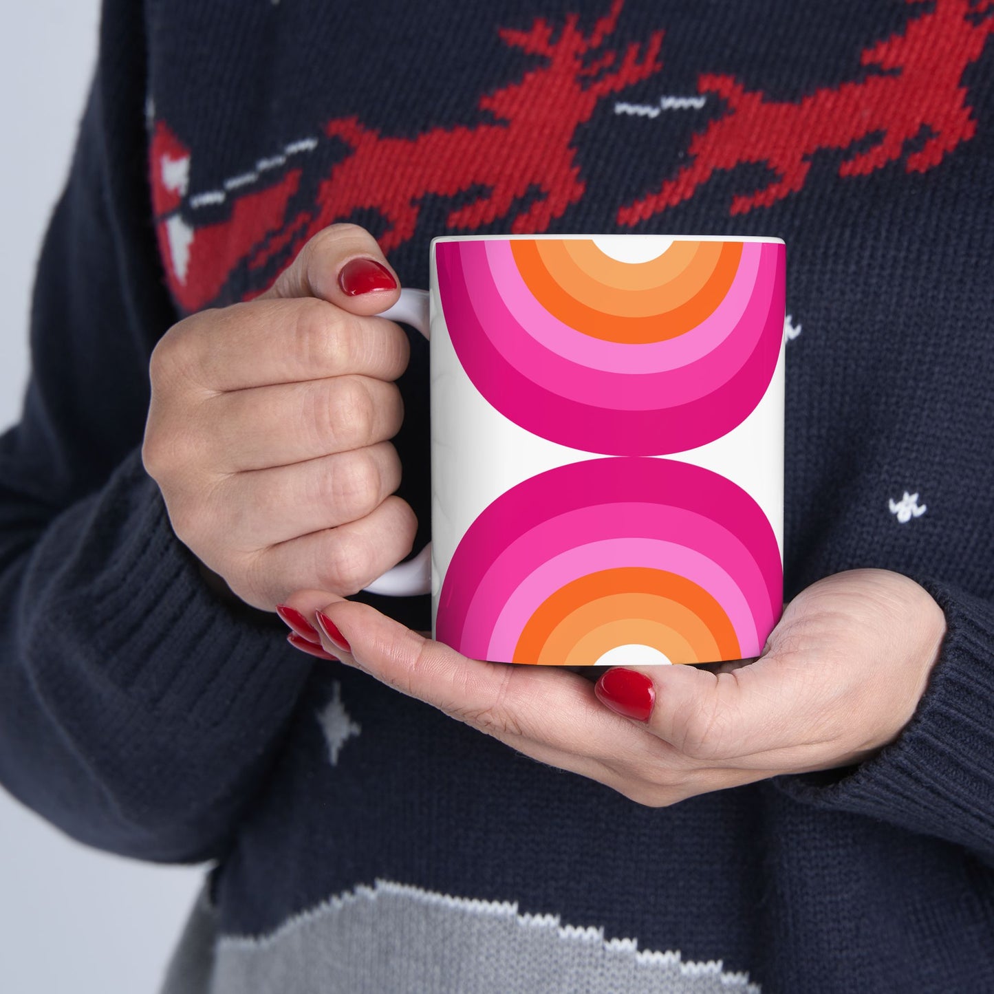 Geo Art Mug – Bold Color, Daily Joy
