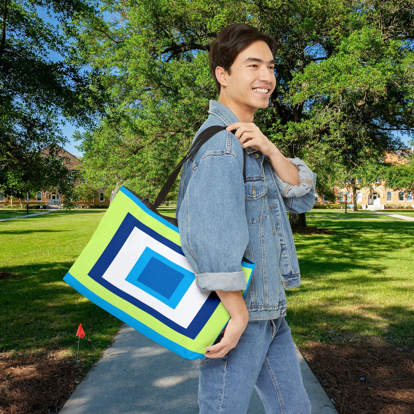 Geometric Art XII — XL Tote Bag | Carry-All