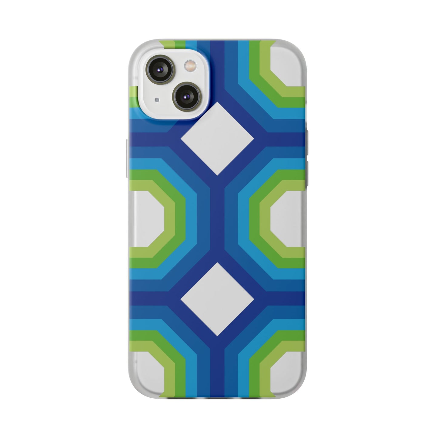 Stylish Geometric Phone Case, Flexible Phone Cover, Unique Modern Design, Perfect Gift, Trendy Accessory, Eco-Friendly Case