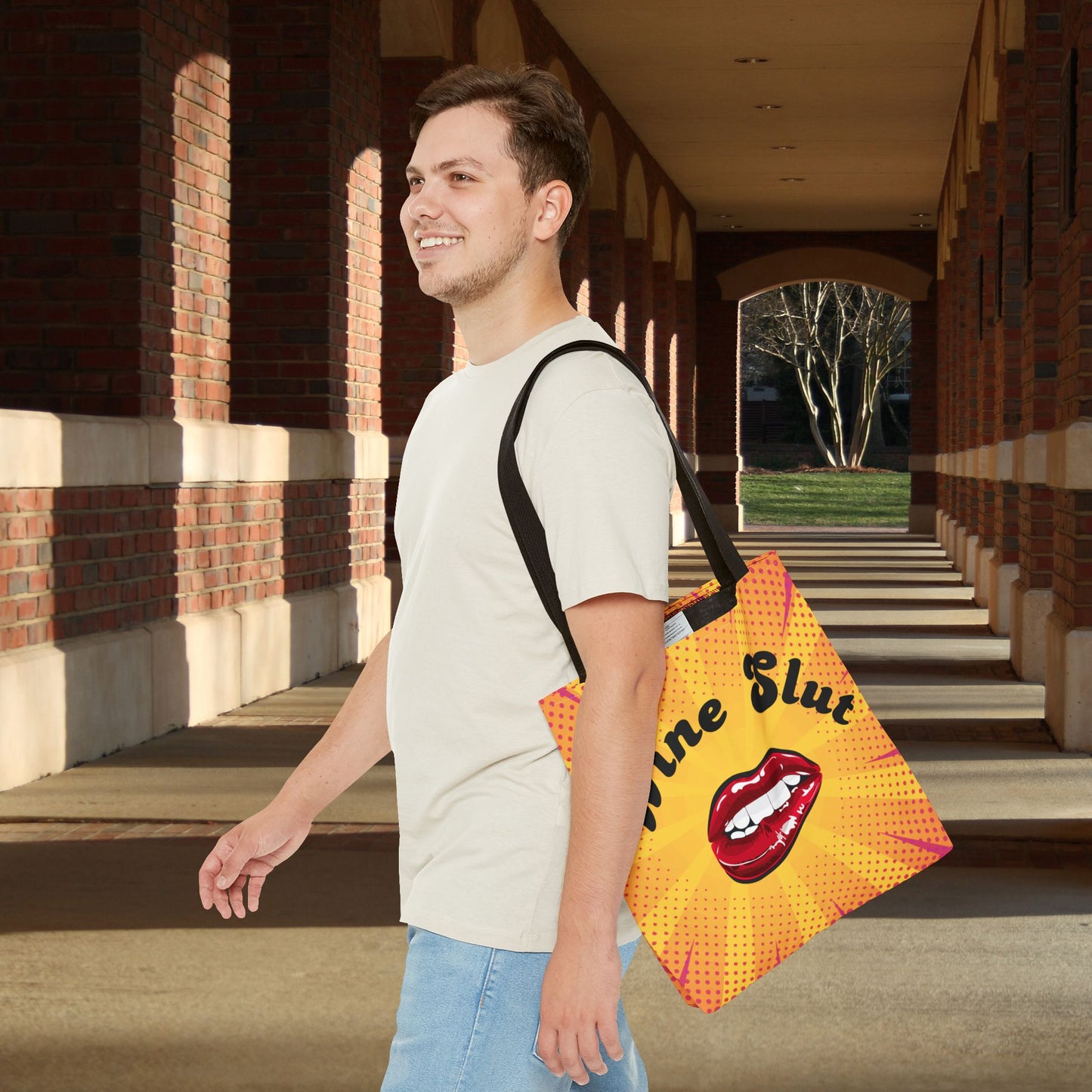 Wine Slut Tote Bag – 3 sizes | Pop Art Sass for the Bold & Thirsty