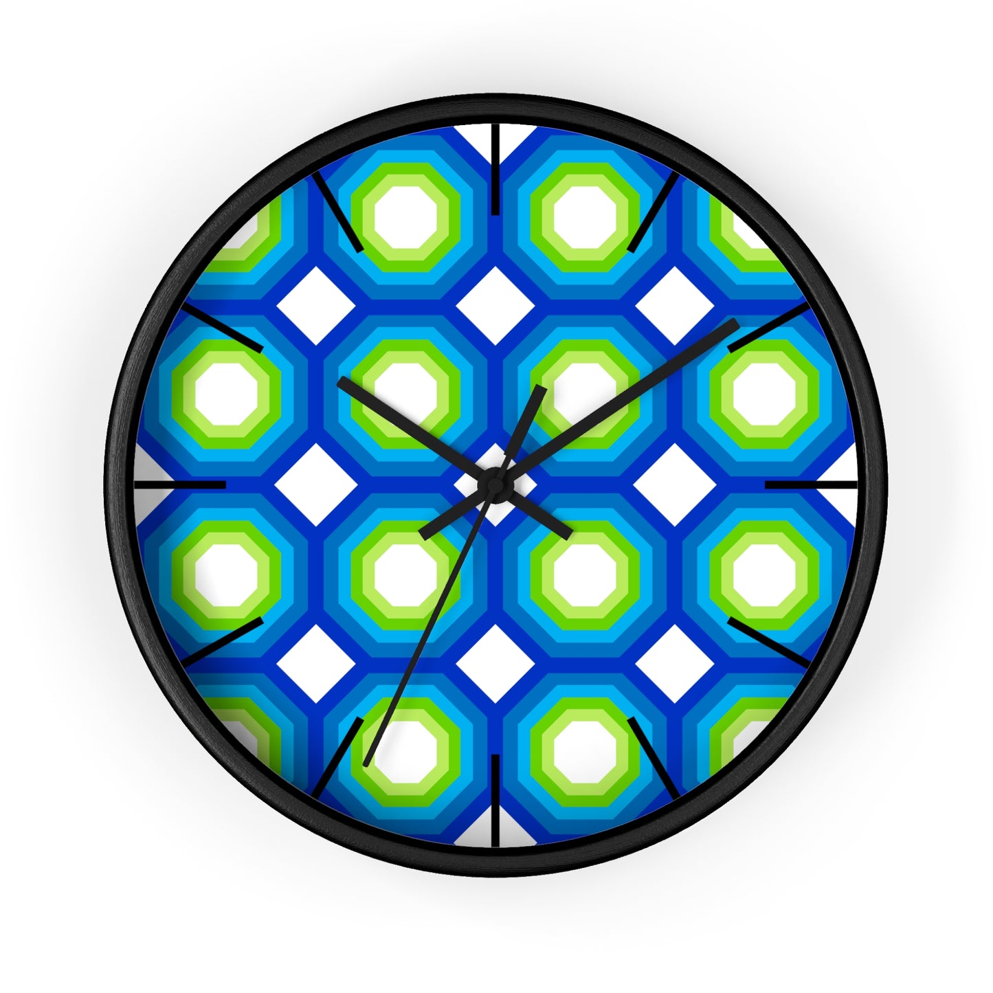 Geometric Art Wall Clock | Bold, Modern, and Right on Time