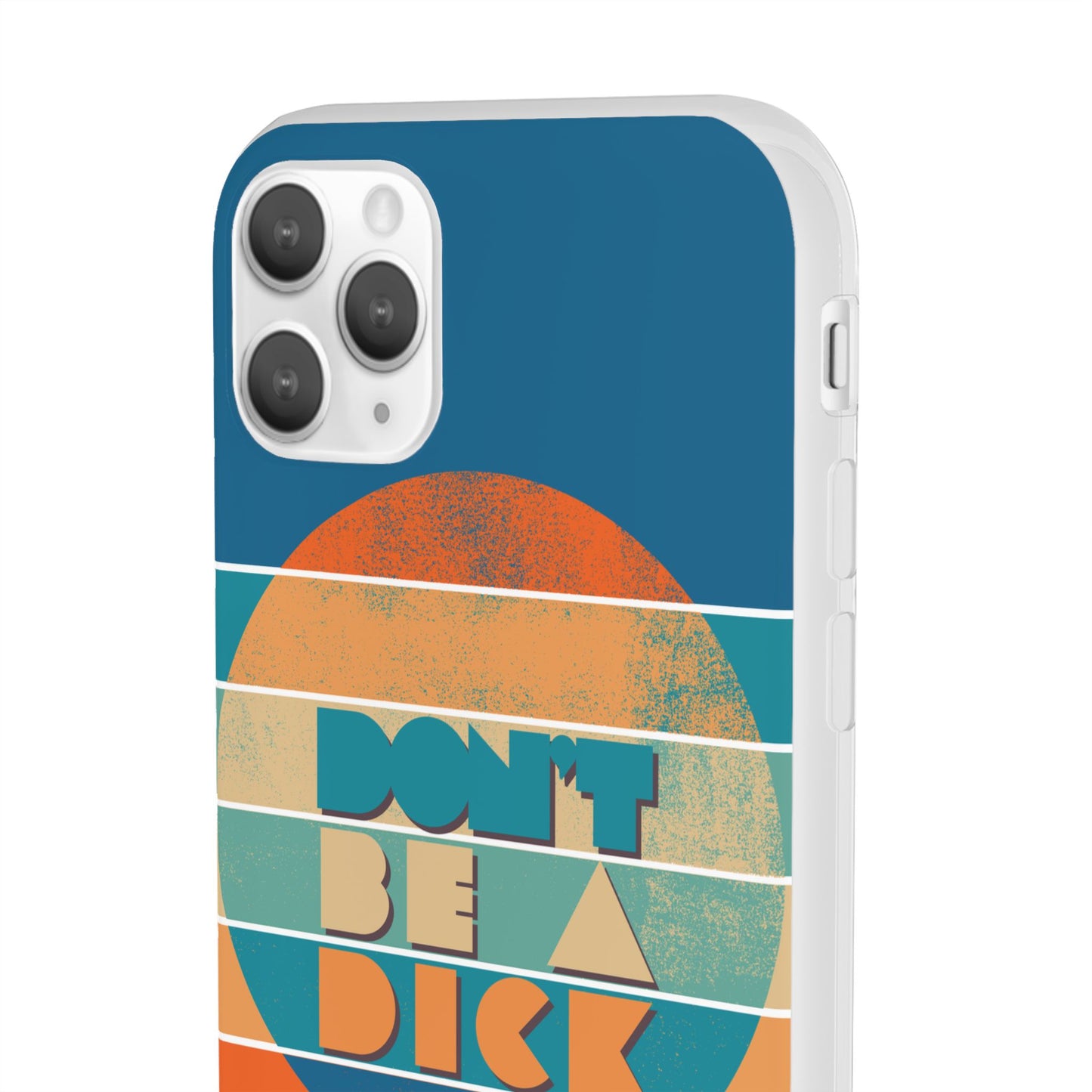 Phone Case - 'Don't Be a Dick' Retro 70s style