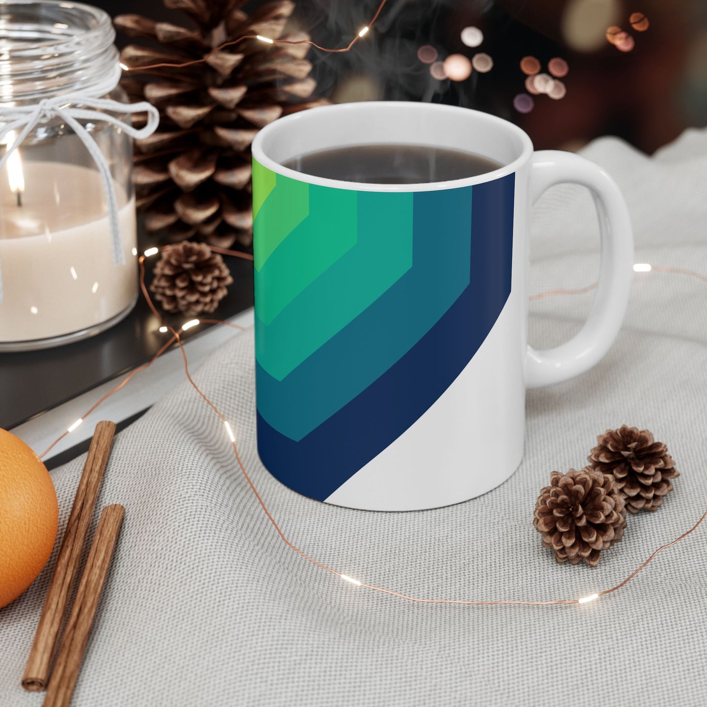 Geo Art Mug – Bold Color, Daily Joy