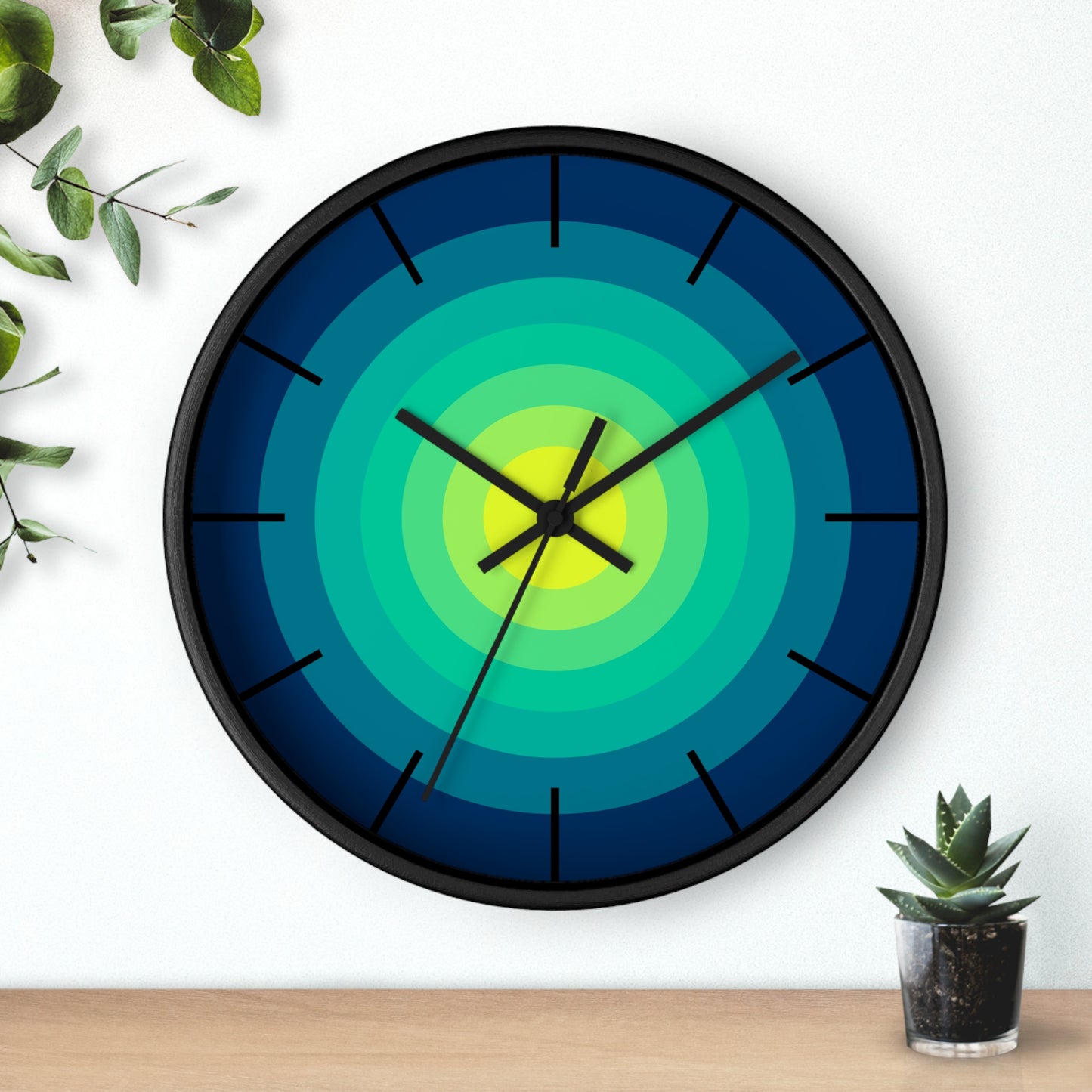 Geometric Art Wall Clock | Bold, Modern, and Right on Time