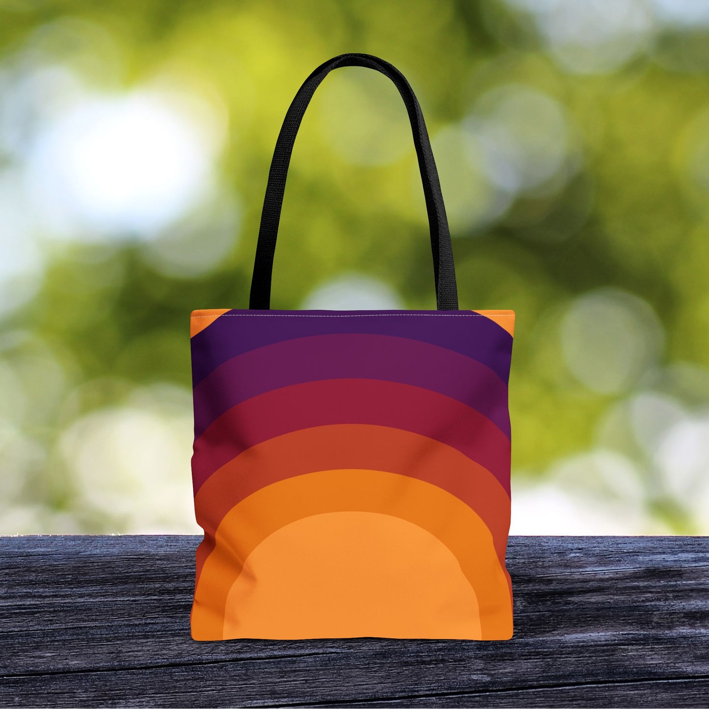 Geometric Art Tote Bag – 3 sizes | Bold lines. Vivid color. Retro