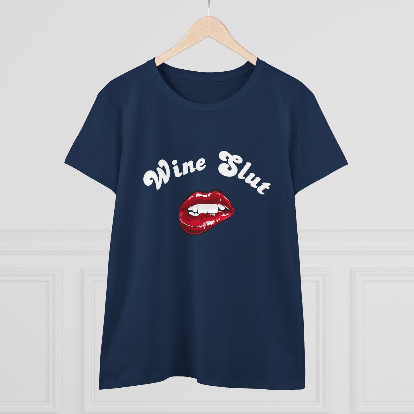 Wine Slut – Funny Women’s T-Shirt Wine Lover's Gift, Sarcastic Graphic Tee