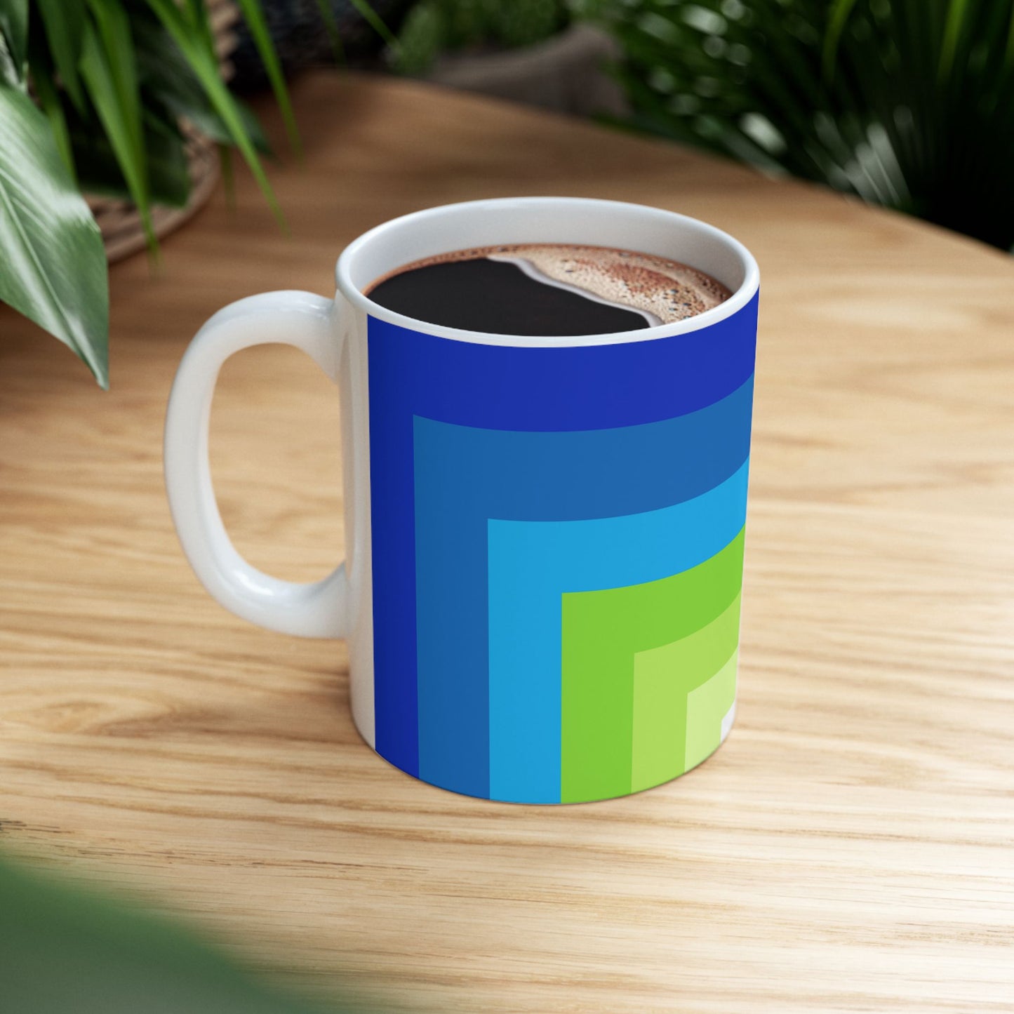 Geo Art Mug – Bold Color, Daily Joy