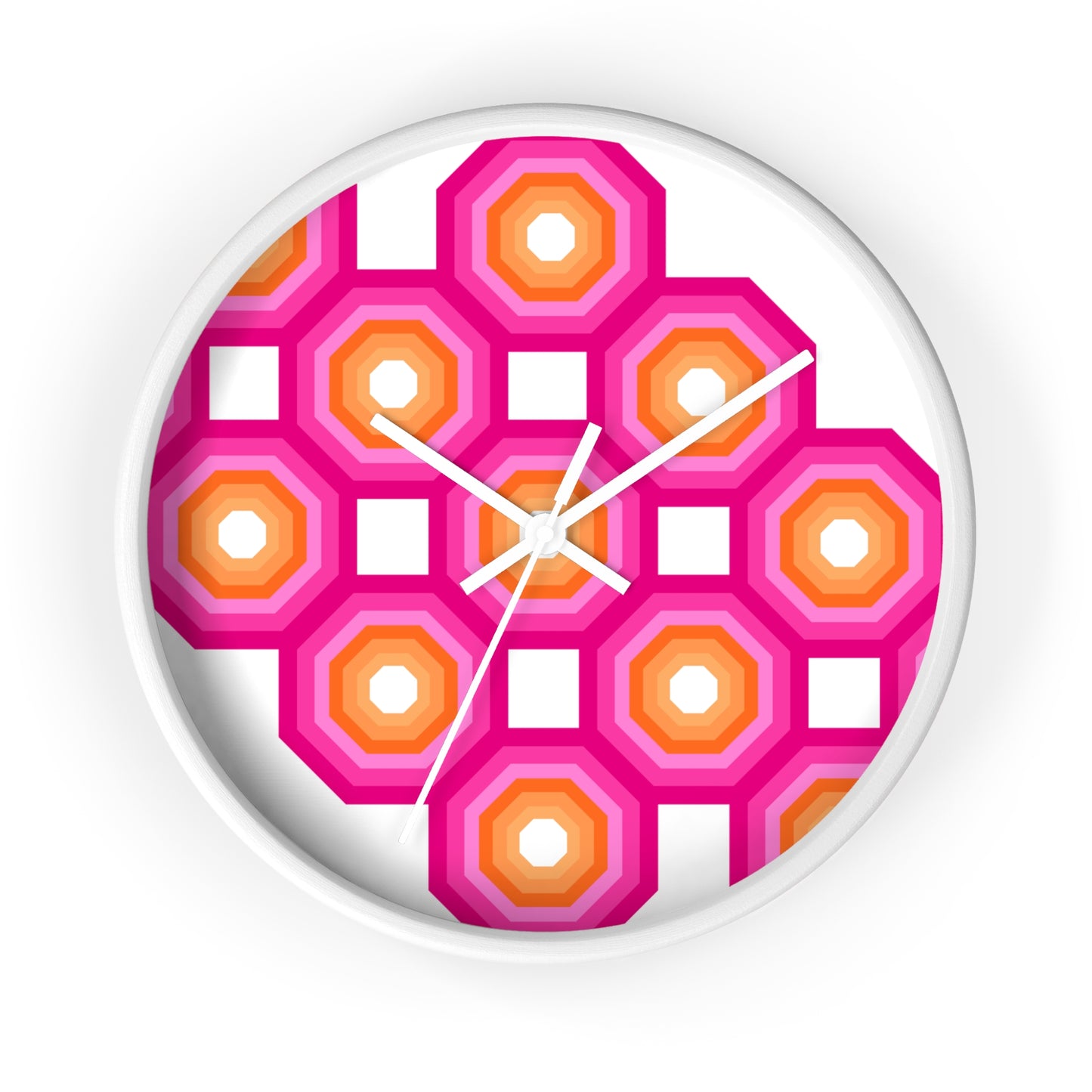 Geometric Art Wall Clock | Bold, Modern, and Right on Time