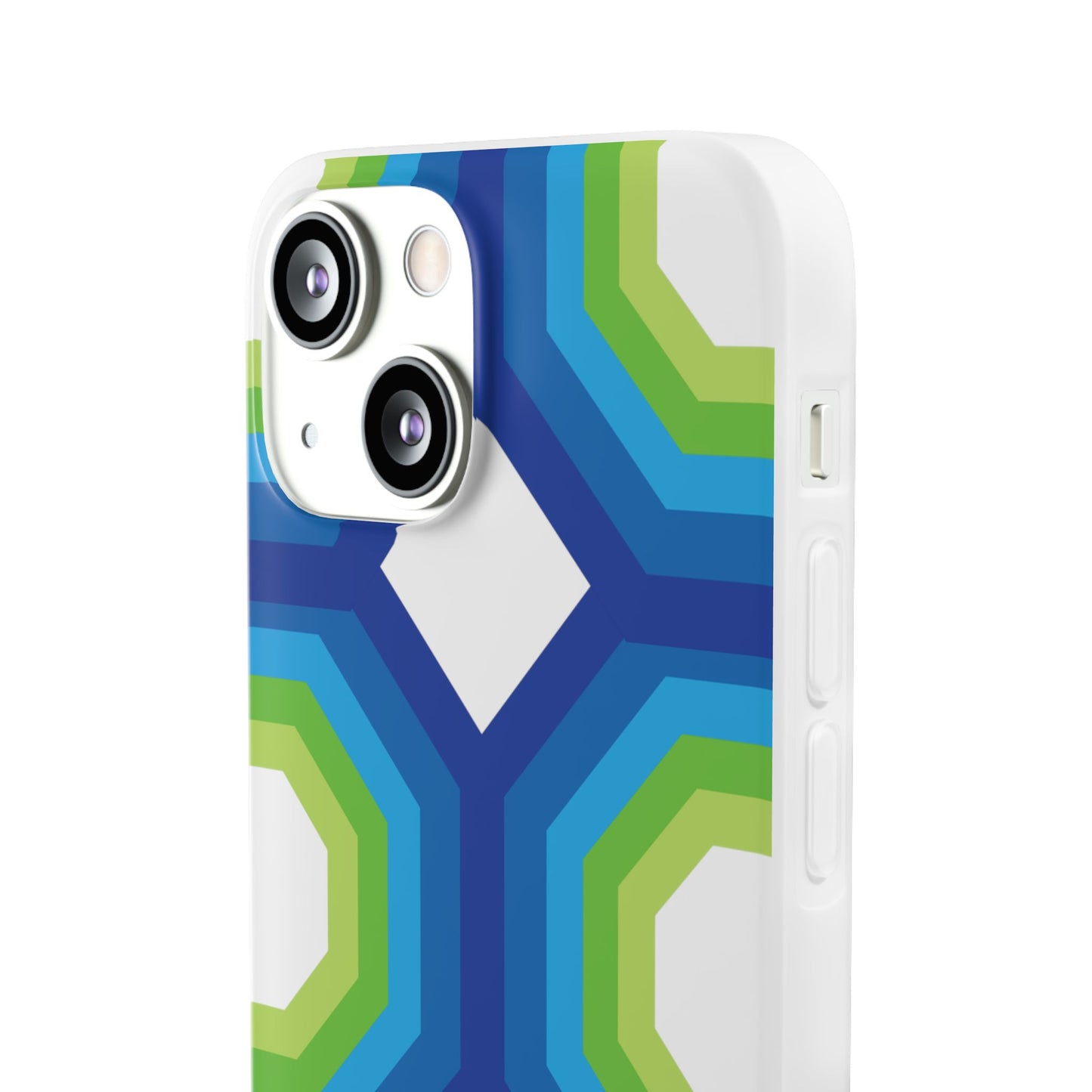 Stylish Geometric Phone Case, Flexible Phone Cover, Unique Modern Design, Perfect Gift, Trendy Accessory, Eco-Friendly Case