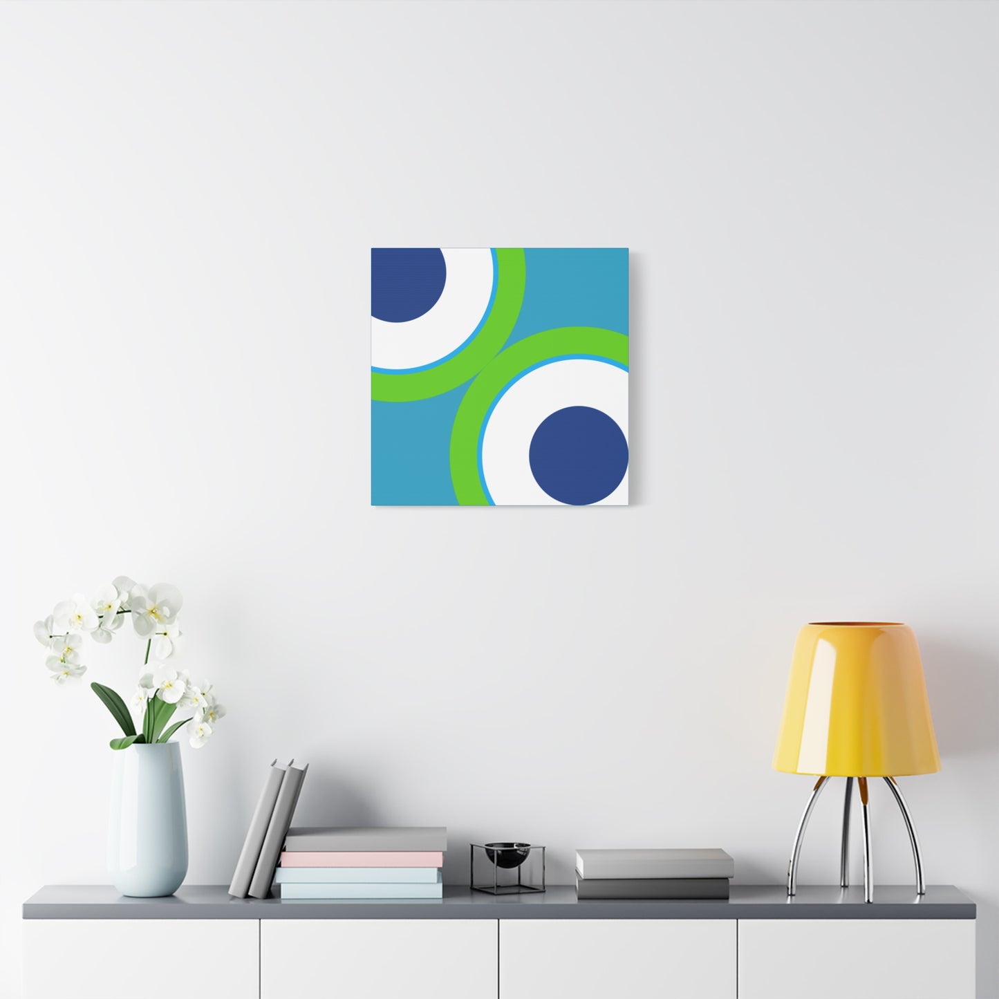 Modern Geometric Canvas Art | Bold Colors, Clean Lines, Creative Energy