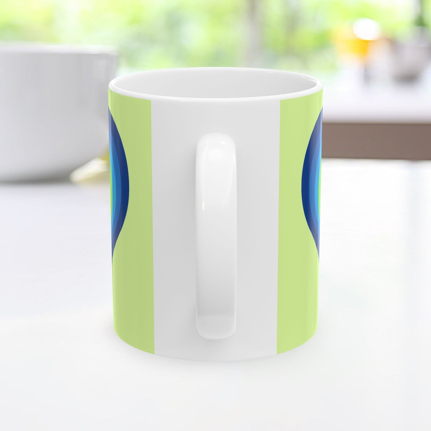 Geo Art Heart Mug – Bold Color, Daily Joy