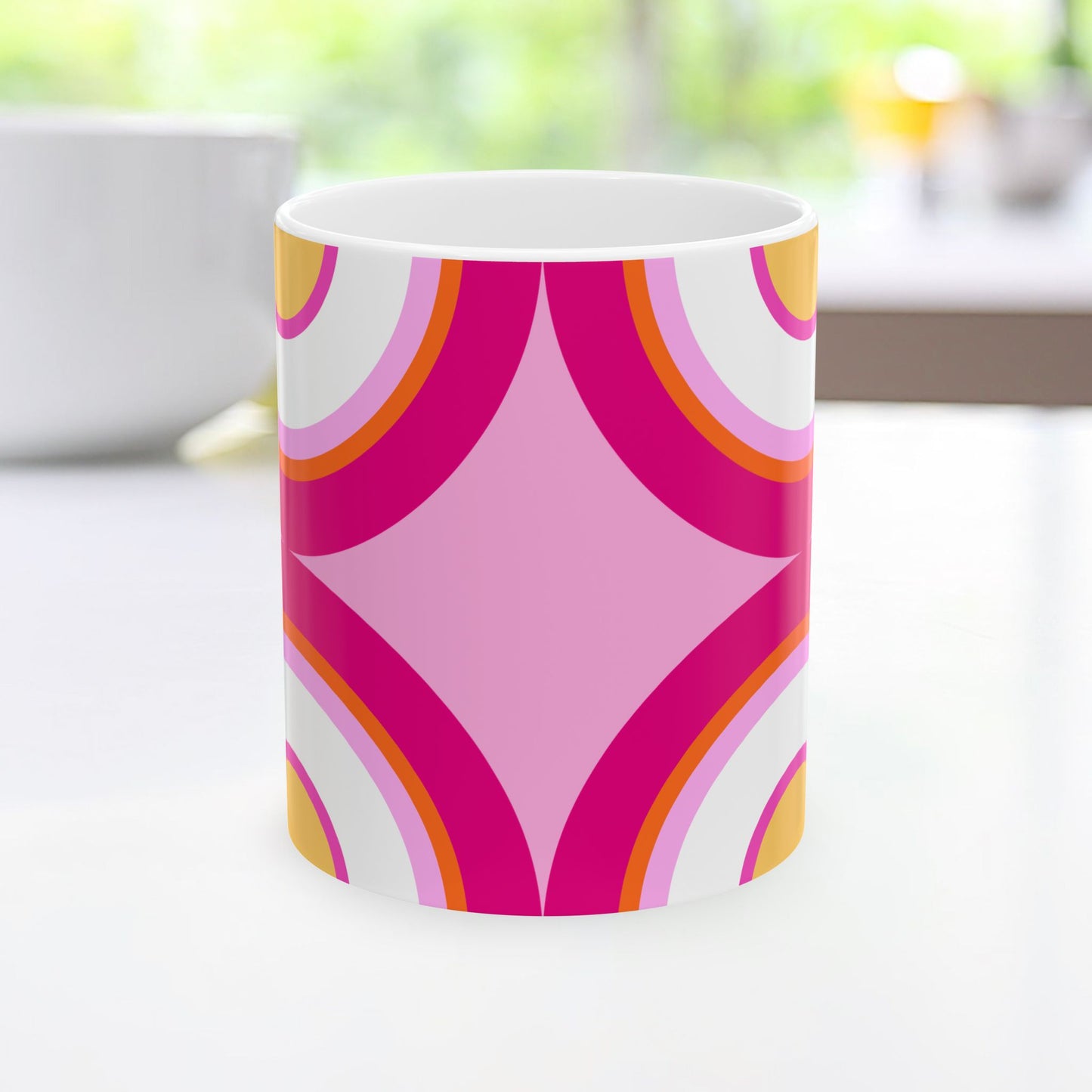 Geo Art Mug – Bold Color, Daily Joy