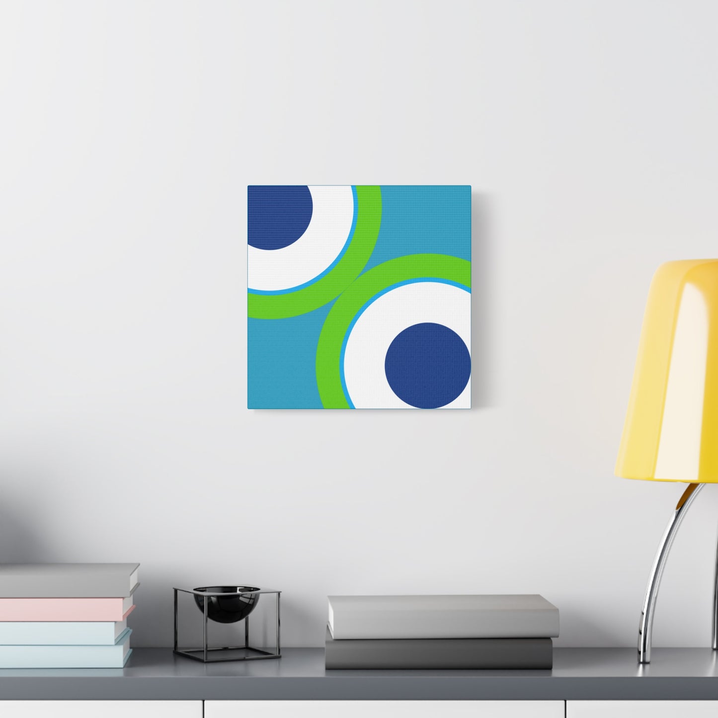 Modern Geometric Canvas Art | Bold Colors, Clean Lines, Creative Energy
