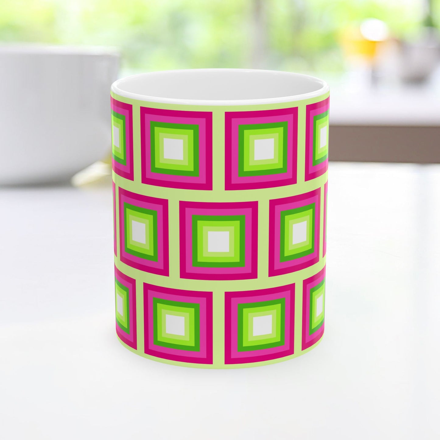 Geo Art Mug – Bold Color, Daily Joy