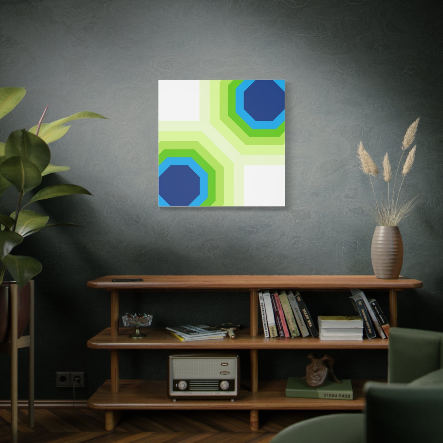 Modern Geometric Canvas Art | Bold Colors, Clean Lines, Creative Energy
