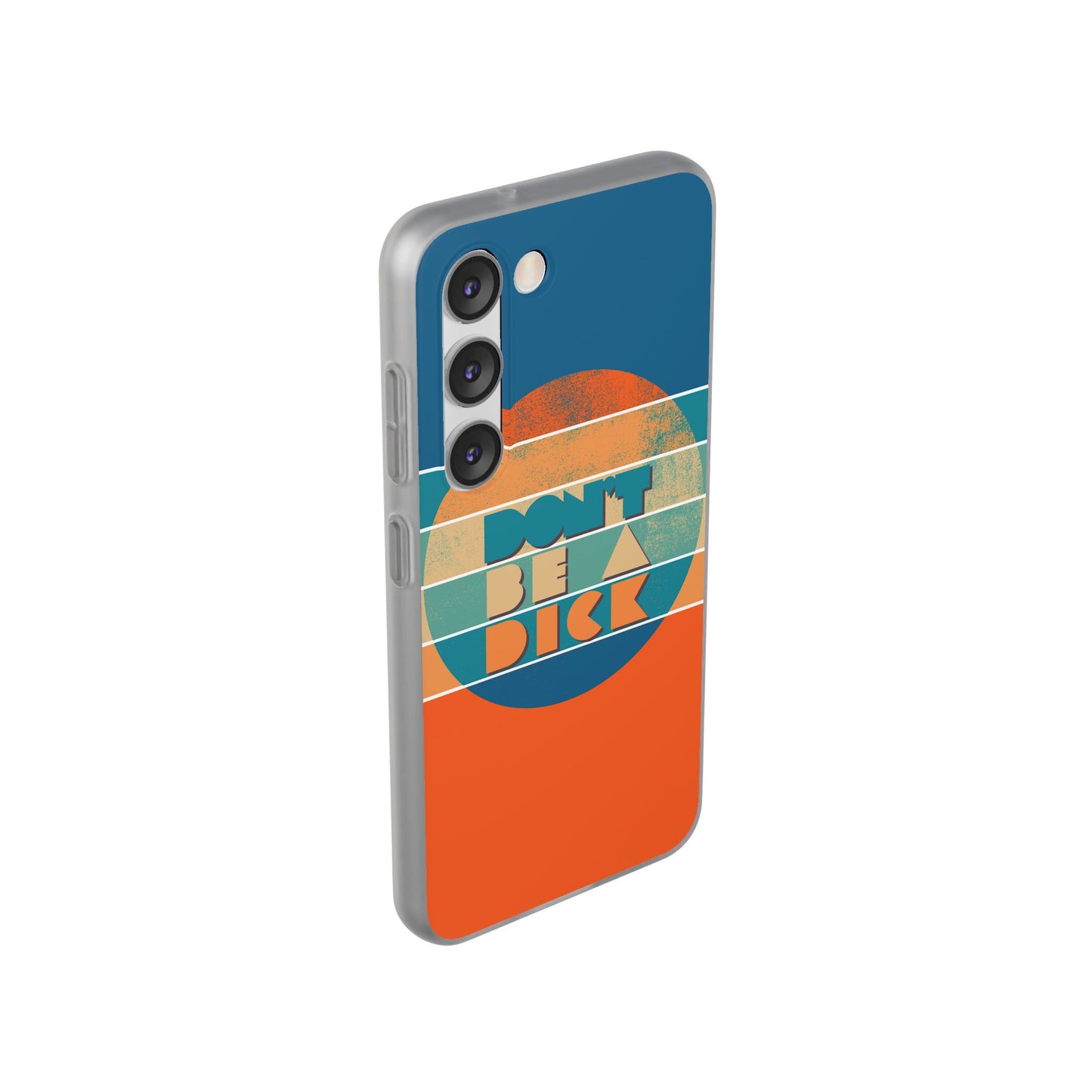 Phone Case - 'Don't Be a Dick' Retro 70s style
