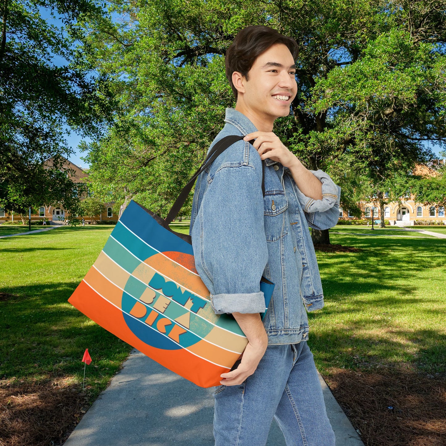 Don’t Be a Dick – XL Tote Bag | Big Message. Bigger Bag.