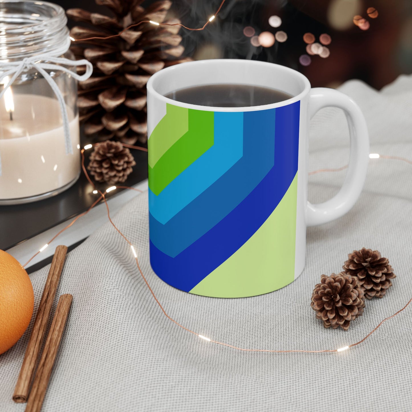 Geo Art Mug – Bold Color, Daily Joy