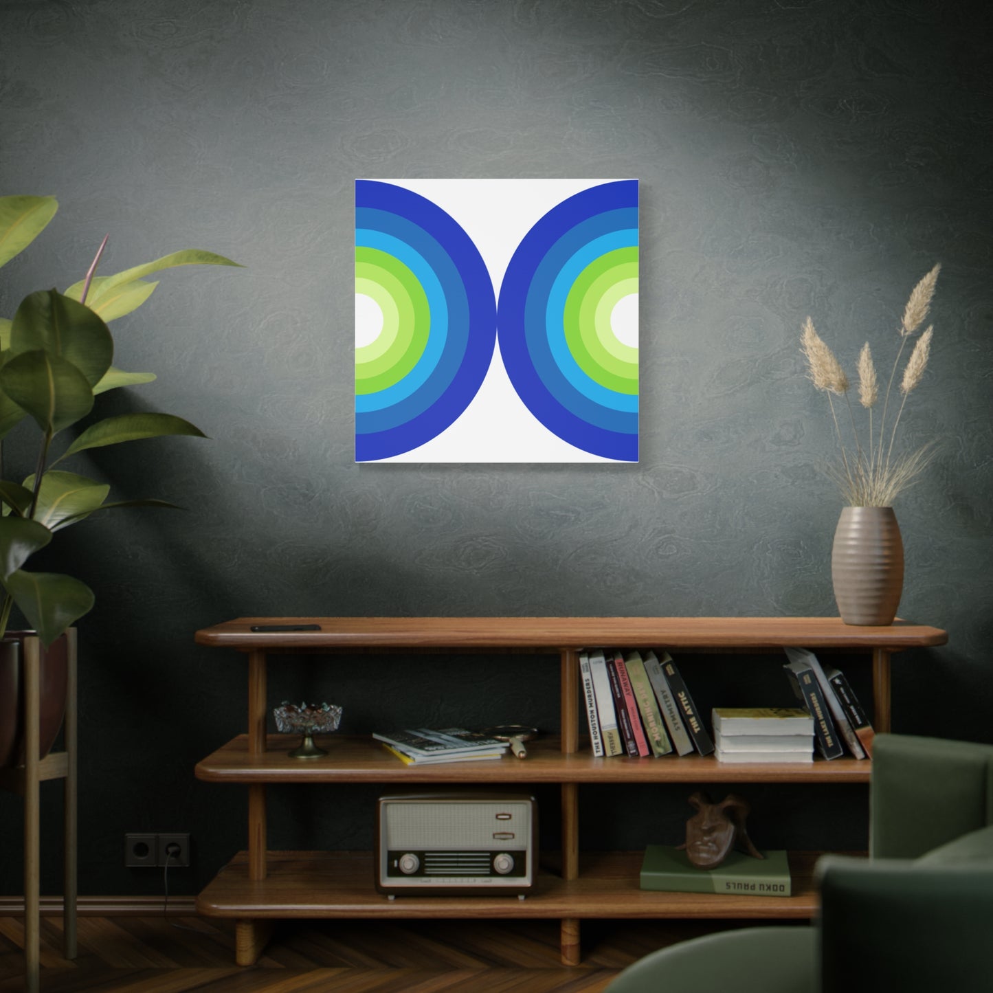 Modern Geometric Canvas Art | Bold Colors, Clean Lines, Creative Energy
