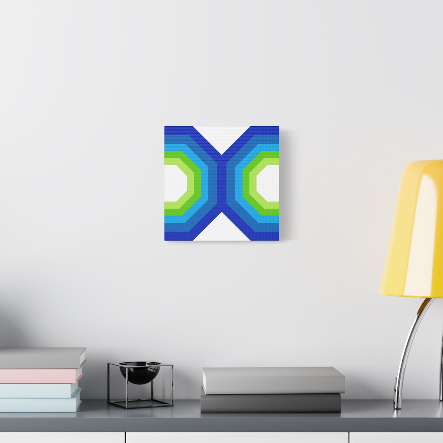 Modern Geometric Canvas Art | Bold Colors, Clean Lines, Creative Energy
