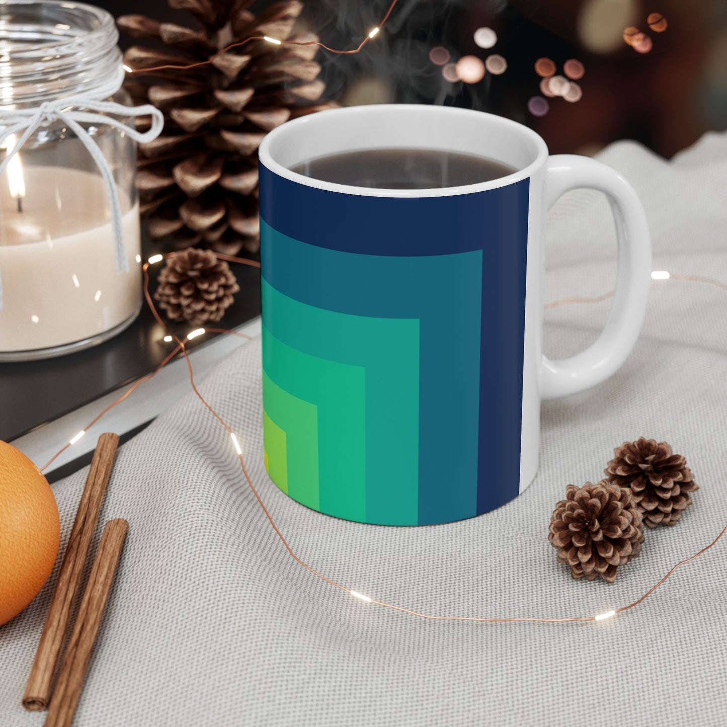 Geo Art Mug – Bold Color, Daily Joy