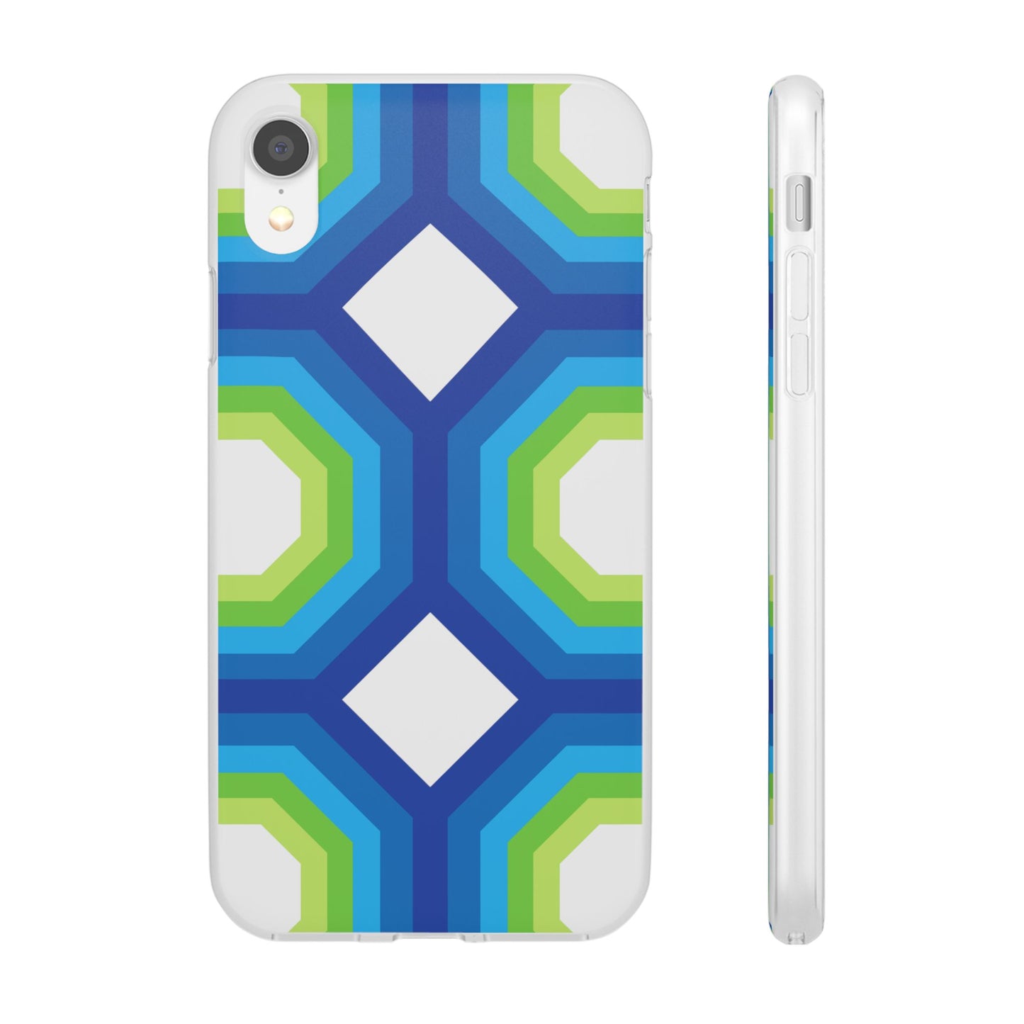 Stylish Geometric Phone Case, Flexible Phone Cover, Unique Modern Design, Perfect Gift, Trendy Accessory, Eco-Friendly Case