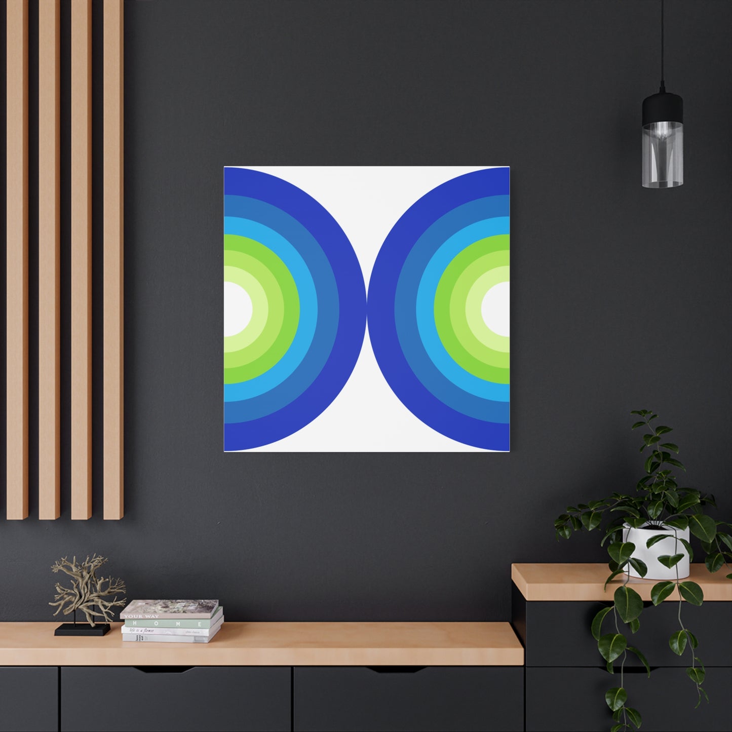 Modern Geometric Canvas Art | Bold Colors, Clean Lines, Creative Energy