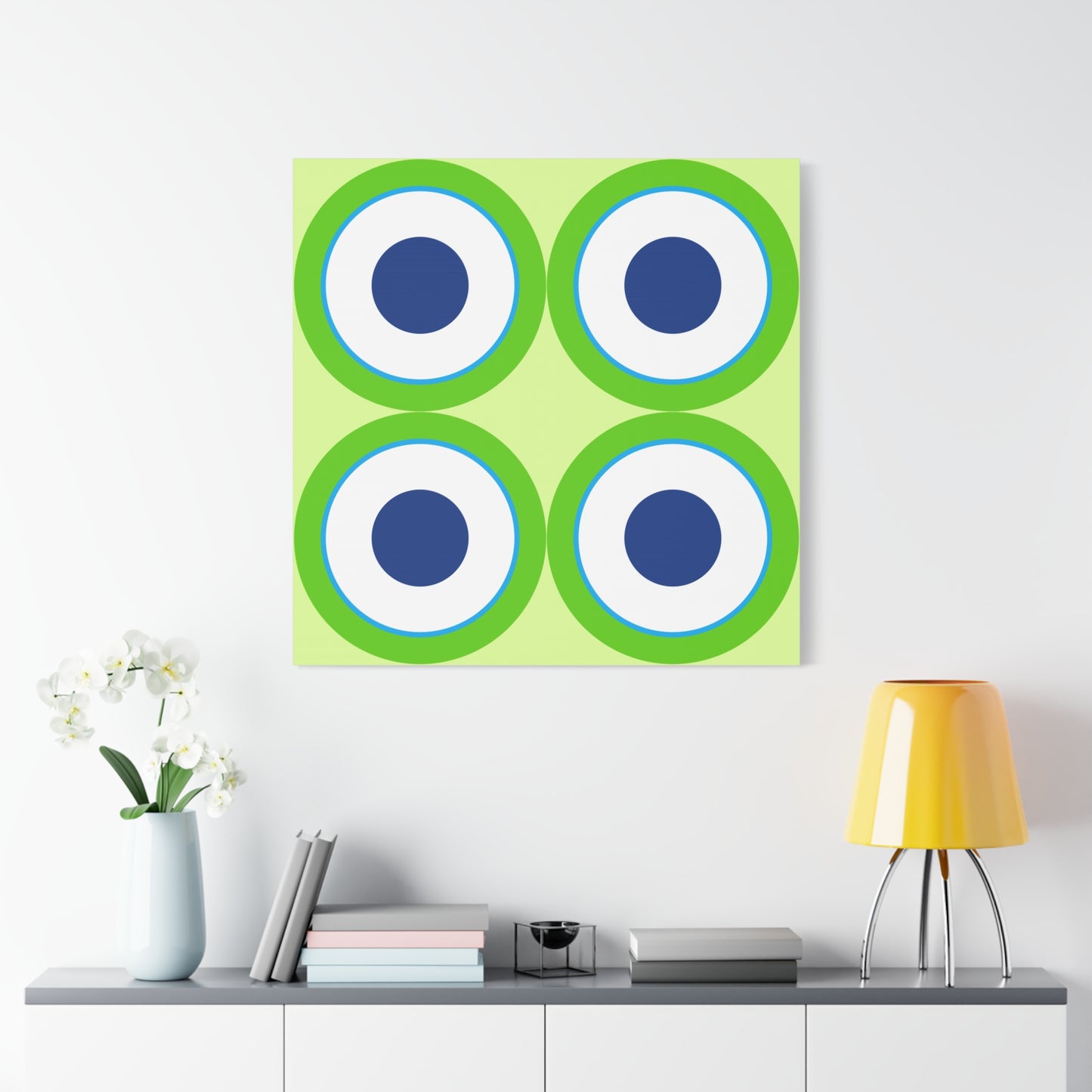 Modern Geometric Canvas Art | Bold Colors, Clean Lines, Creative Energy