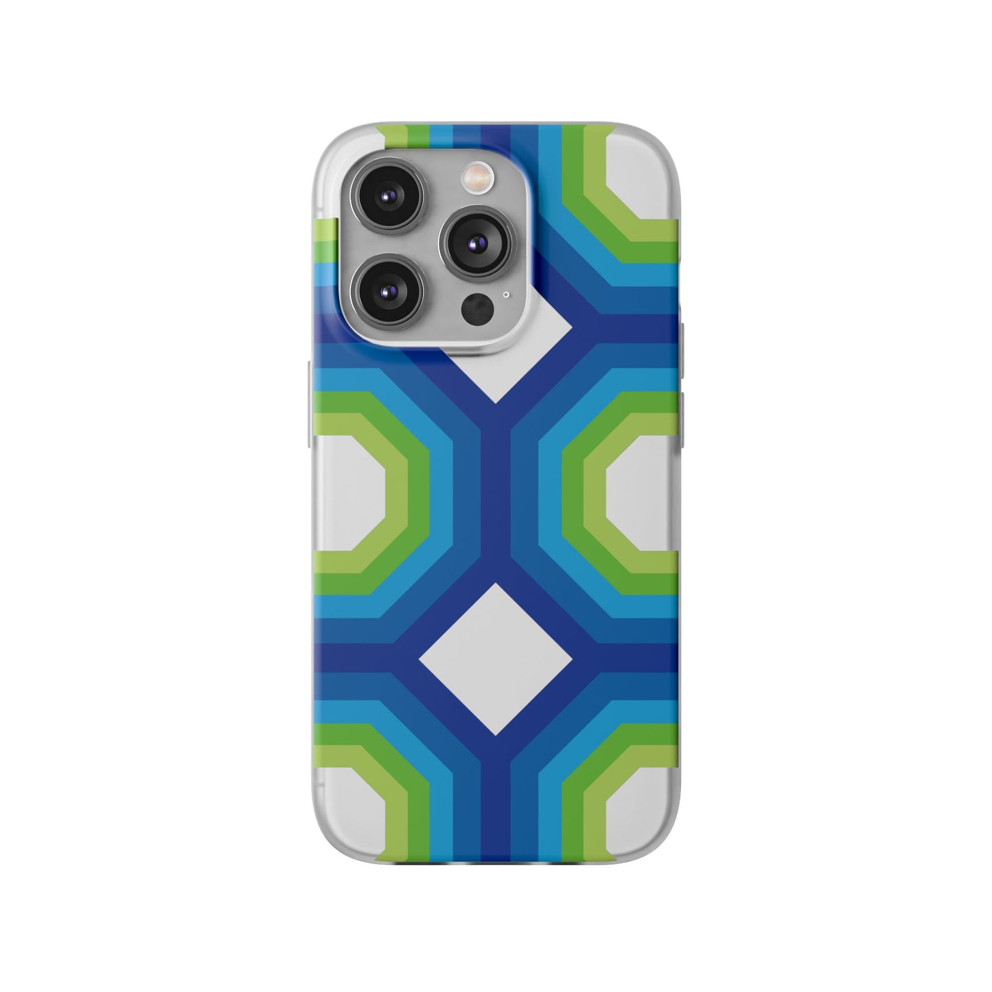 Stylish Geometric Phone Case, Flexible Phone Cover, Unique Modern Design, Perfect Gift, Trendy Accessory, Eco-Friendly Case