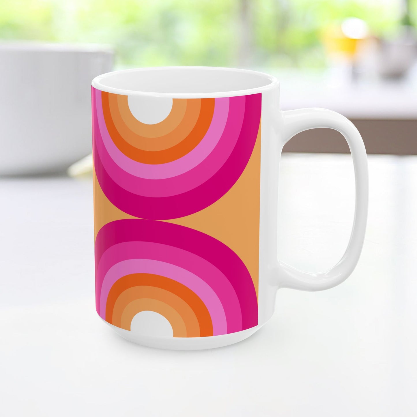 Geo Art Mug – Bold Color, Daily Joy