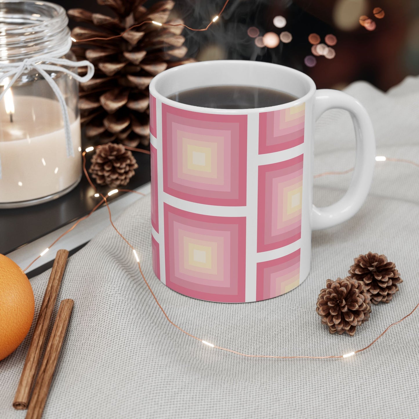 Geo Art Mug – Bold Color, Daily Joy