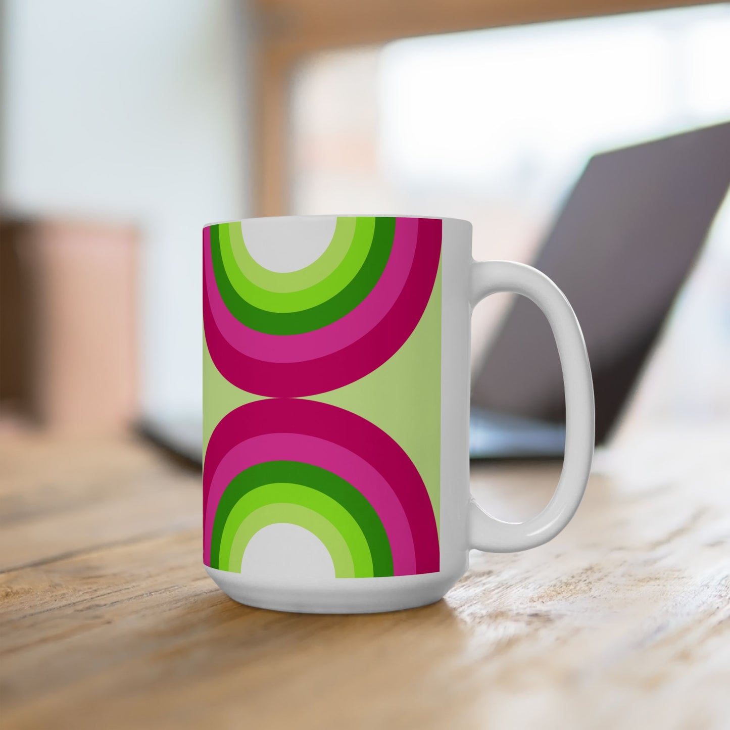 Geo Art Mug – Bold Color, Daily Joy