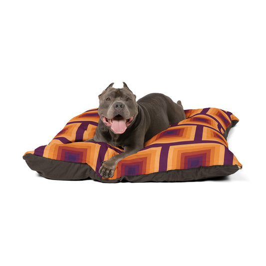 Geo Design Pet Bed – Where Style Meets Snuggle
