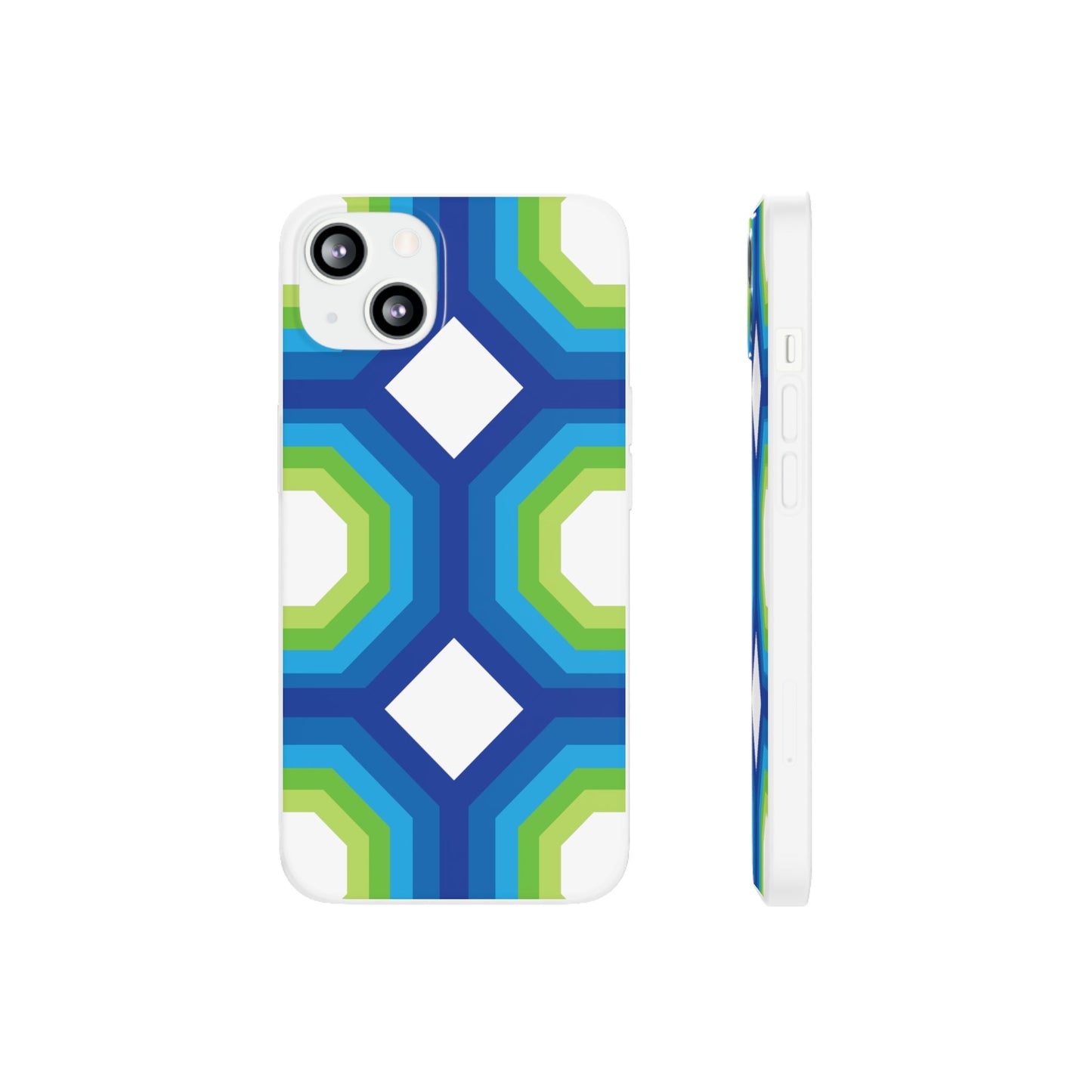 Stylish Geometric Phone Case, Flexible Phone Cover, Unique Modern Design, Perfect Gift, Trendy Accessory, Eco-Friendly Case