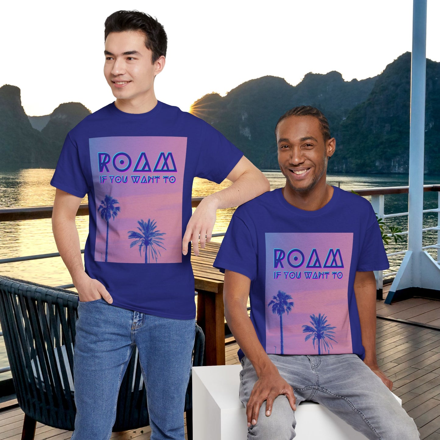Roam If You Want To Unisex Tee, Travel Lover T-shirt Adventure Shirt, Wanderlust