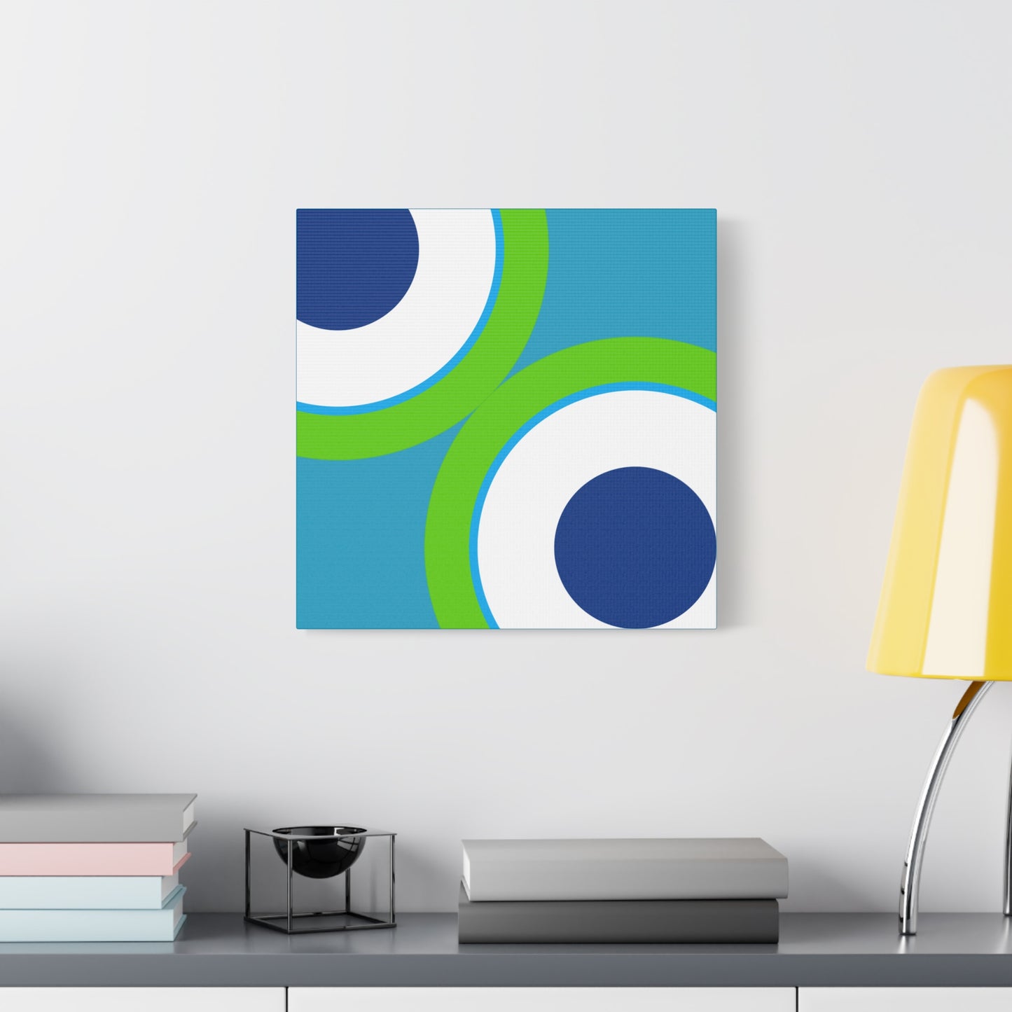 Modern Geometric Canvas Art | Bold Colors, Clean Lines, Creative Energy