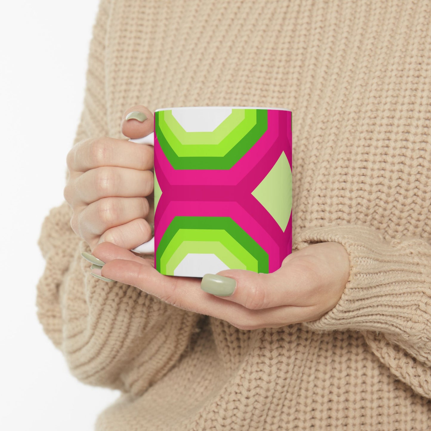 Geo Art Mug – Bold Color, Daily Joy