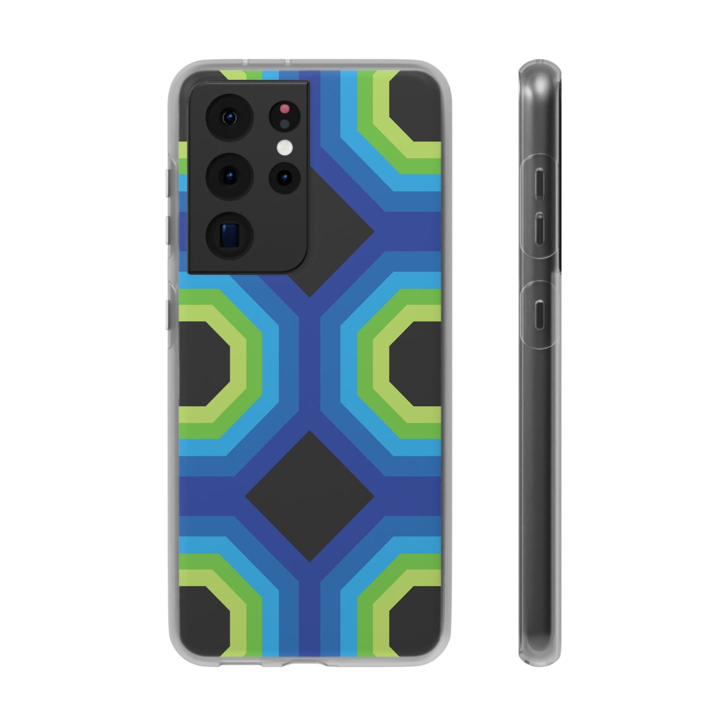 Stylish Geometric Phone Case, Flexible Phone Cover, Unique Modern Design, Perfect Gift, Trendy Accessory, Eco-Friendly Case