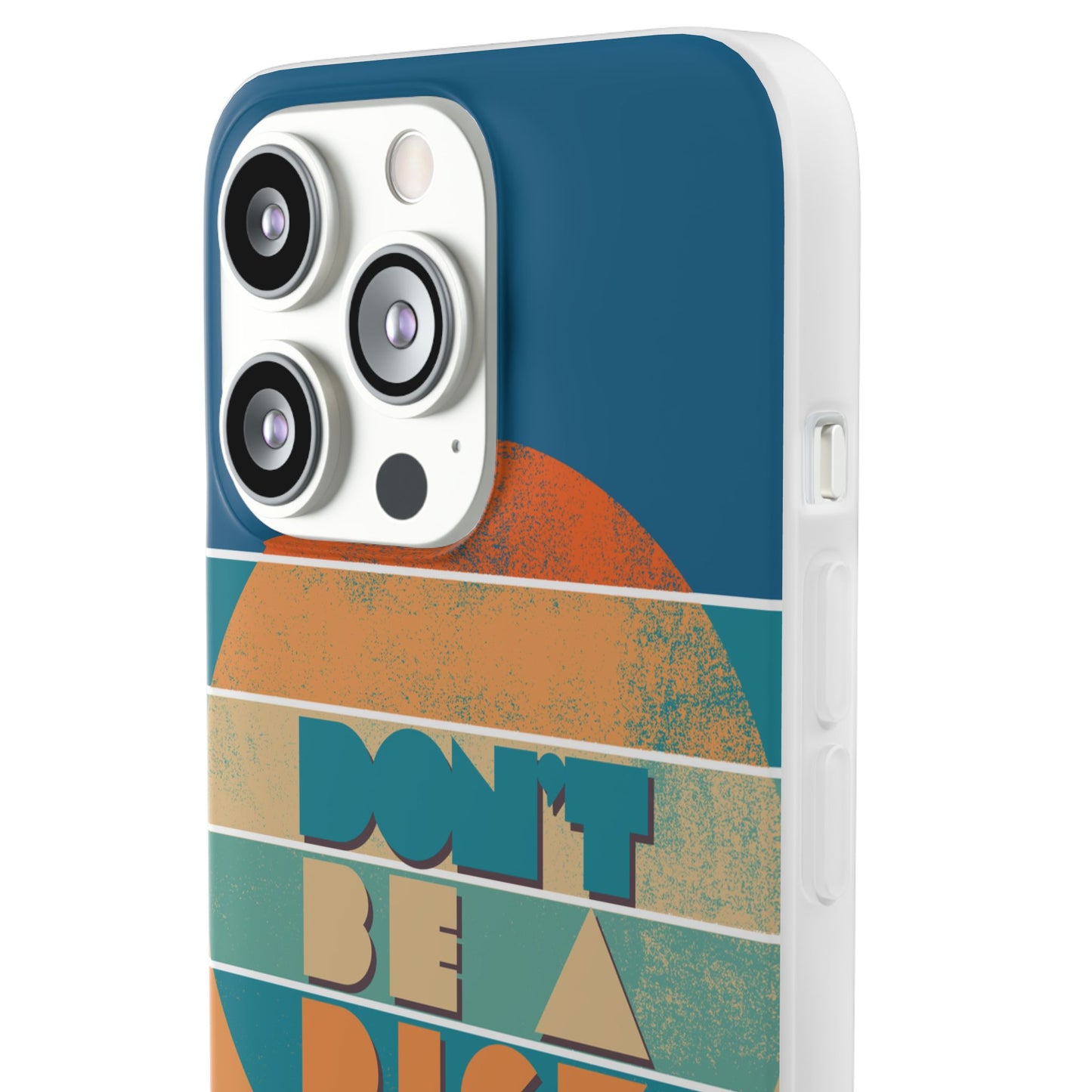 Phone Case - 'Don't Be a Dick' Retro 70s style