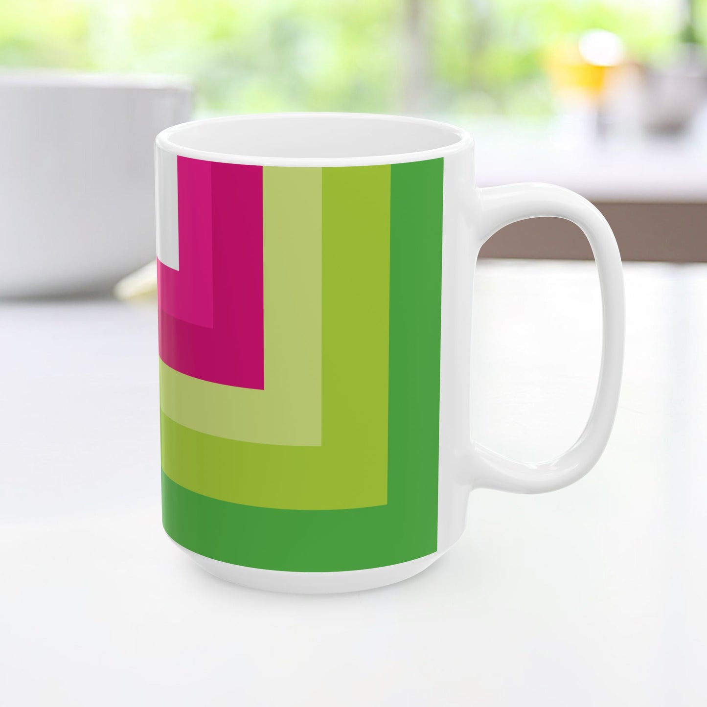 Geo Art Mug – Bold Color, Daily Joy