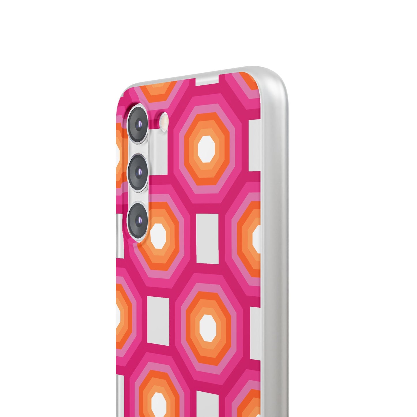 Stylish Geometric Phone Case, Flexible Phone Cover, Unique Modern Design, Perfect Gift, Trendy Accessory, Eco-Friendly Case