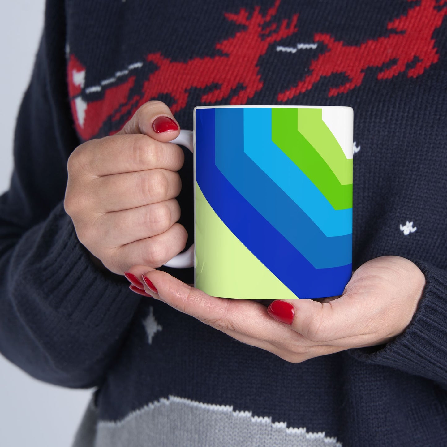 Geo Art Mug – Bold Color, Daily Joy