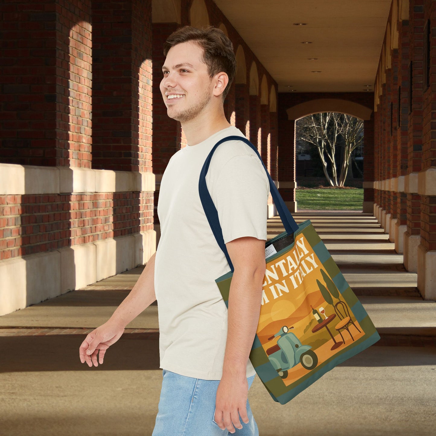 Mentally I’m in Italy Tote Bag– 3 sizes | Playful Wanderlust Companion