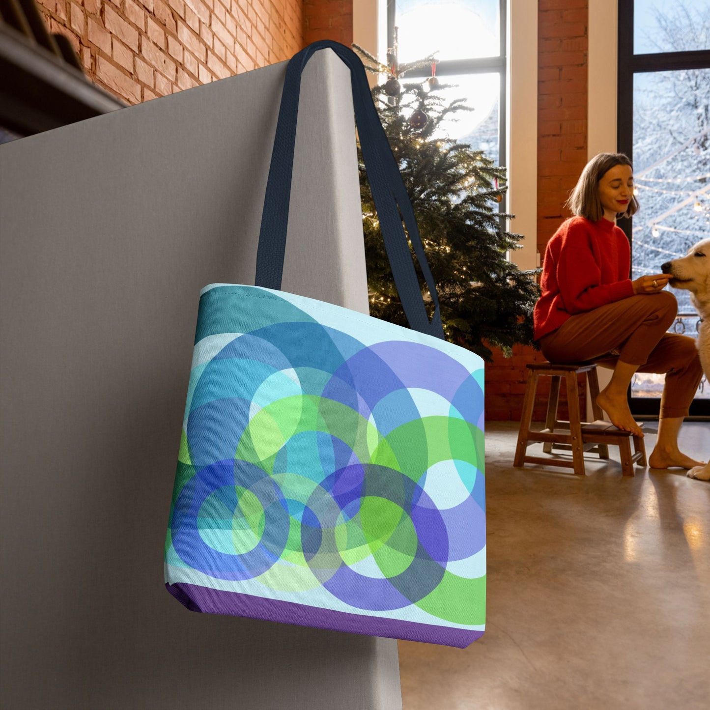 Geo Bubbles Tote Bag – 3 sizes | Playful. Modern. Lightweight.