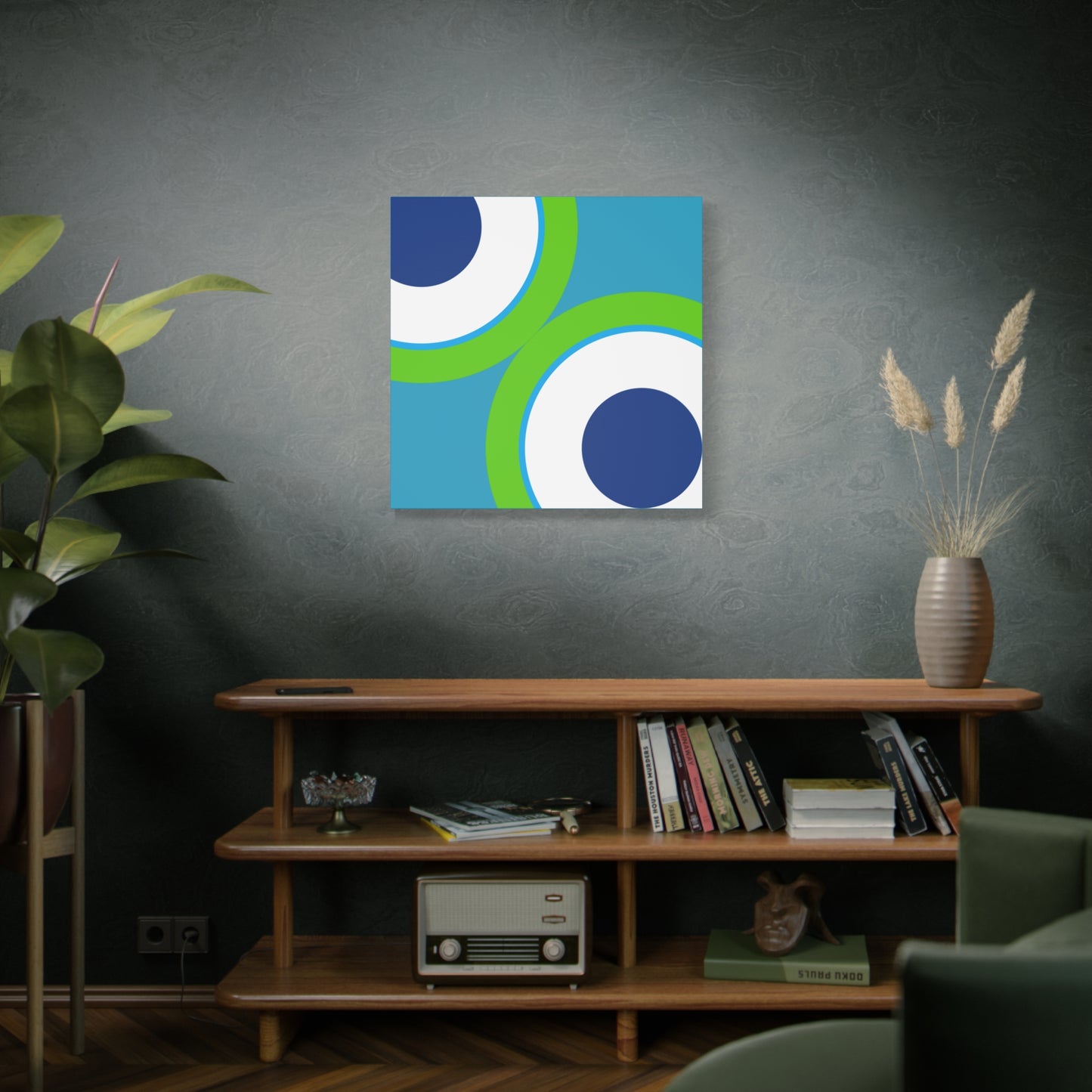 Modern Geometric Canvas Art | Bold Colors, Clean Lines, Creative Energy